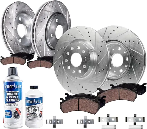 Vista 37 de Detroit Axle - Kit de freno delantero para Ford F-150 2010-2011, Ford Expedition Lincoln Navigator 2010-2021, repuesto de pastillas de freno