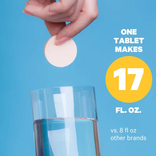 Vista 5 de 1Above Jet Lag Relief Tablets - Multivitamínico efervescente con sabor a bayas con Pycnogenol Suplemento de viaje para hidratación, energía, apoyo