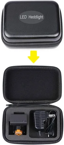 Vista 6 de Cabeza 3W para gafas con clip óptico tipo + caja de almacenamiento (3W)