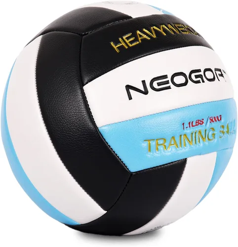 Vista 2 de Balón de voleibol pesado de 1.1 libras para colocadores, entrenador de saque, equipo de entrenamiento de voleibol pesado para colocadores, tamaño 5