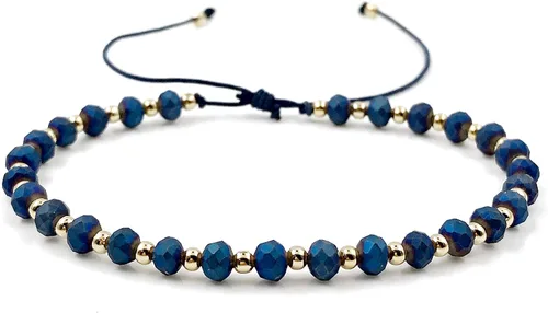 Vista 7 de Elegante joyería para mujer con medalla de San Benito ajustable hecha a mano pulsera conjunto de dos