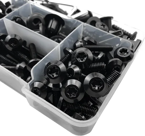 Vista 5 de Kit de pernos de carenado de motocicleta, 195 piezas, tornillos de sujeción, versión mejorada para CBR 600RR 1000RR 650F Suzuki GSXR600 750 1000