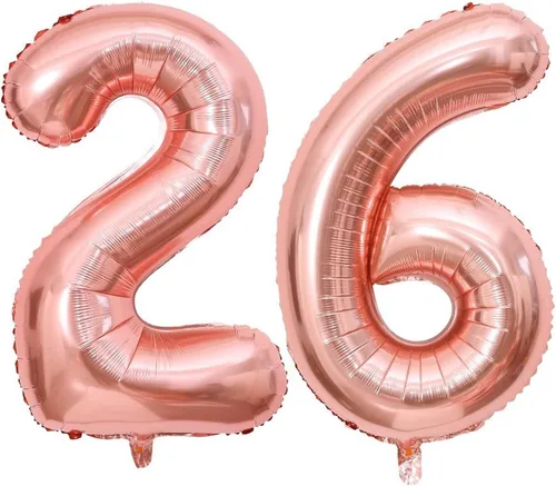 Vista 15 de Globos gigantes de número 10 de 40 pulgadas en oro rosa, 10 globos de oro rosa para cumpleaños, globos de 10 para décimo cumpleaños, aniversario