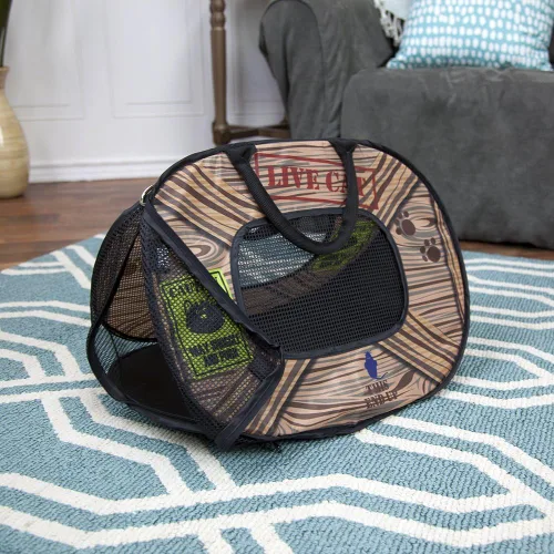 Vista 2 de SportPet Designs Transportador para gatos Pop Open (patrón)
