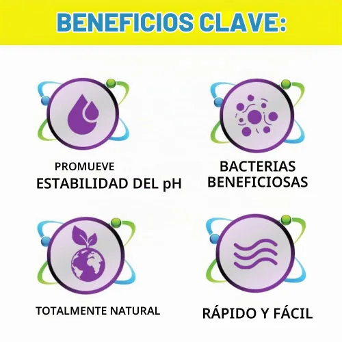 Vista 2 de Microbe Life Hydroponics Líquido de control de pH hacia abajo, tampón premium para estabilidad del pH, disminuye los niveles de pH, uso