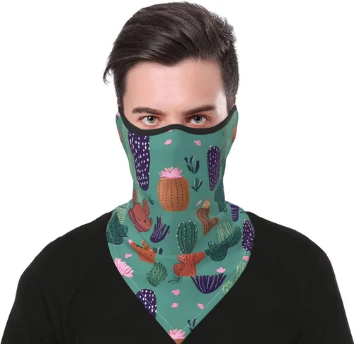 Vista 11 de Máscara de cuello para hombres y mujeres, protección solar UV, resistente al viento, bandana jirafa arco iris, cubierta facial, bufanda