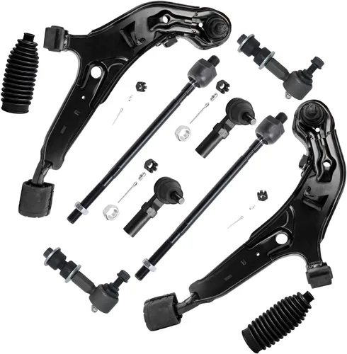 Vista 568 de Detroit Axle - Kit de suspensión frontal de 10 piezas para Dodge Avenger 2008-2014, Chrysler Sebring 2007-2010, 2 brazos de control inferiores, 2