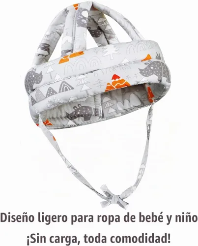 Vista 5 de PandaEar - Casco de bebé para gatear y caminar, protector de cabeza