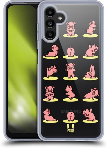 Vista 9 de Head Case Designs Cat Yoga Animals - Funda de gel suave compatible con Samsung Galaxy A13 5G (2021)