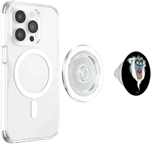 Vista 4 de Disney The Lion King Rafiki Retrato PopSockets MagSafe PopGrip para iPhone