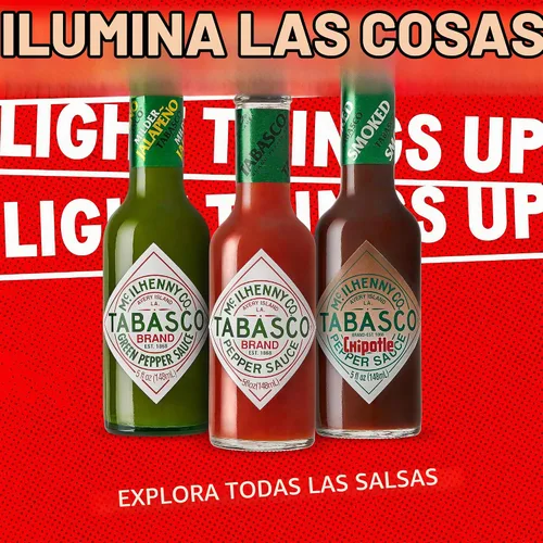 Vista 8 de TABASCO® Brand Pepper Sauce - Paquete individual (paquetes de 0.11 onzas, paquete de 200) Individual Condiment Packets, Three Simple Ingredients