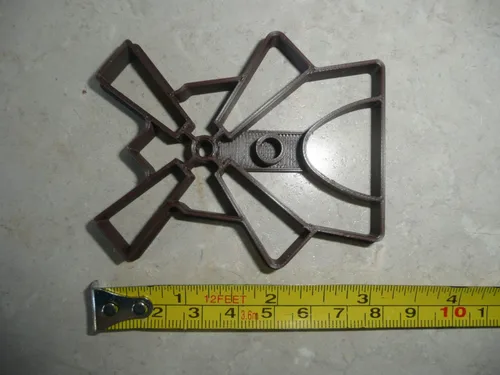 Vista 6 de WINDMILL - Sello de galletas detallado de madera antigua estilo holandés fabricado en Estados Unidos PR4499
