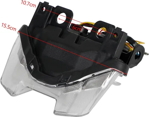 Vista 8 de Señales de giro de freno de luz trasera LED para Yamaha MT-07 2021-2023