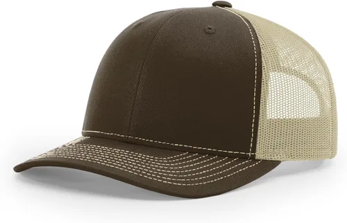 Vista 54 de Richardson 112 Gorra de Camionero - Gorra Snapback Ajustable Premium - Gorras Richardson en Blanco de Seis Paneles Estructurados Árbol real Max 7