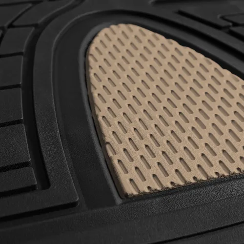Vista 5 de FH Group F11511 - Alfombrillas de goma para suelo, de primera calidad, de canal alto (3 piezas), ajuste universal con ambientador gratuito, Negro