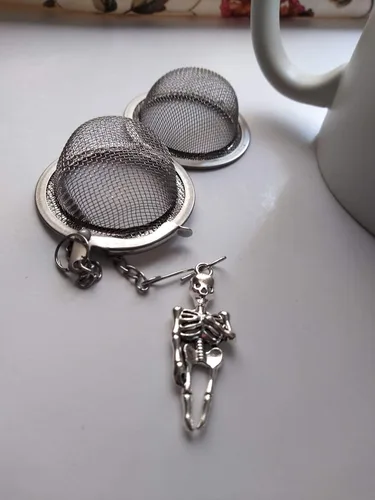 Vista 7 de Infusor de té esqueleto para preparar té de hojas secas