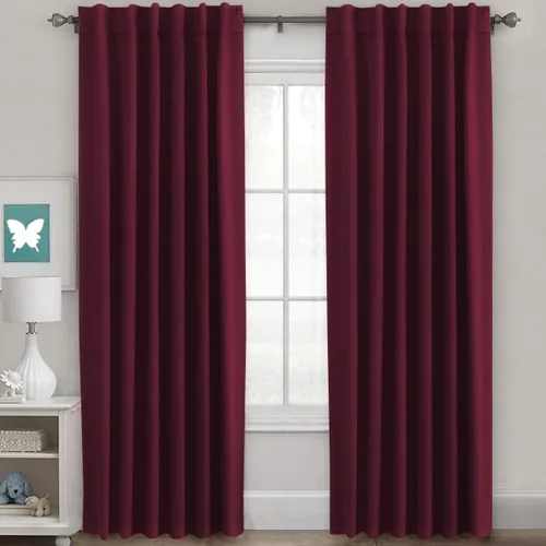 Vista 118 de H.VERSAILTEX Cortinas Opacas con Aislamiento Térmico, Paneles de Tratamiento de Ventanas que Oscurecen la Habitación, Cortinas Opacas para Sala