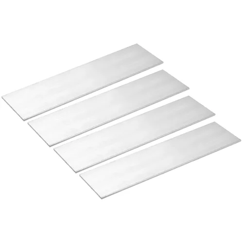 Vista 13 de uxcell Barra plana cuadrada de aluminio, 1-1/2" de espesor 1-1/2" de ancho 12" de longitud Barra cuadrada de aluminio 6061, placa plana de aluminio