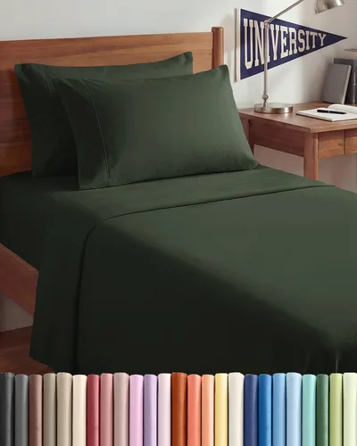 Vista 145 de Juego de sábanas Twin de 4 piezas - Cómodo, transpirable y refrescante - Juego de ropa de cama de lujo de hotel ultrasuave con bolsillos profundos