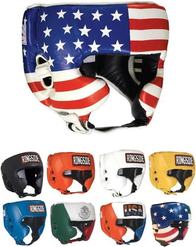 Vista 8 de Ringside Competencia - Casco de boxeo, Muay Thai, MMA, protección de cabeza para sparring con mejillas