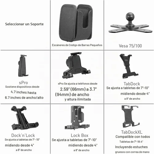 Vista 4 de iBOLT Soporte de portavasos personalizado: selecciona tu dispositivo/longitud de brazo