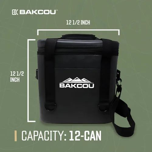 Vista 2 de Bakcou Enfriador/bolsa de engranajes aislada: impermeable, acolchada y compatible para remolques de carga plegables. Ideal para viajes al parque