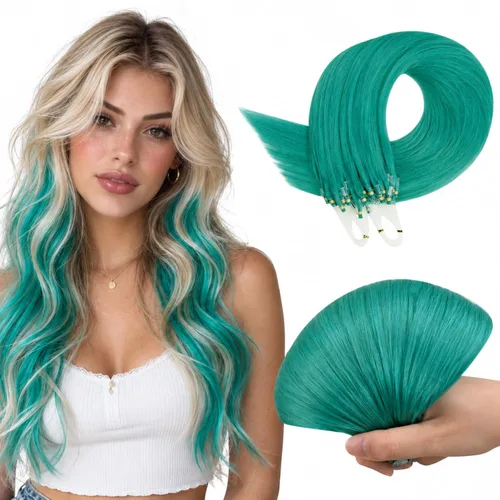 Vista 68 de RUNATURE K Tip - Extensiones de cabello humano real, ombré, pelo corto