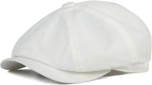 Vista 11 de BOTVELA Gorra de algodón con diseño de Newsboy Gatsby para hombre