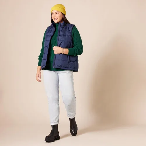 Vista 8 de AMAZON ESSENTIALS - Suéter trenzado suave al tacto con cuello alto para mujer