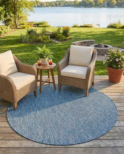 Vista 53 de Rugs.com Outdoor Solid Collection - Alfombra de pelo plano beige de 2 x 3 pulgadas, perfecta para entradas, cocinas, rincones de desayuno, piezas