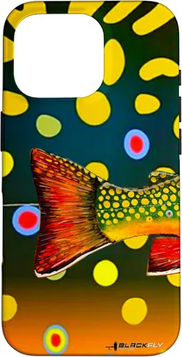 Vista 20 de Brook Trout Fly Fishing Trout Skin Phone Case by Black Fly Case for iPhone 17