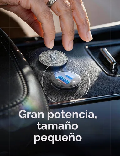 Vista 5 de AINOPE 67.5W cargador de coche USB C carga rápida, cargador de coche rápido