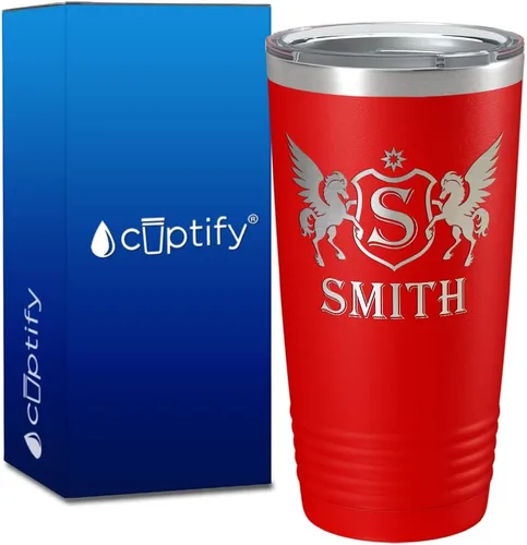 Vista 46 de Vaso personalizado de regalo de cumpleaños para mujeres y hombres, con monograma de escritura dividida, inicial y nombre grabado en negro, taza