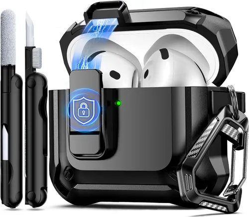 Vista 189 de RFUNGUANGO Fundas protectoras para Airpods de 2ª y 1ª generación, color 2º -Blanco