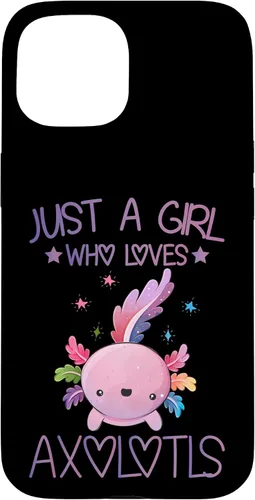 Vista 6 de Just A Girl Who Loves Axolotls Lover Gifts Kawaii Axolotls Case for iPhone 17