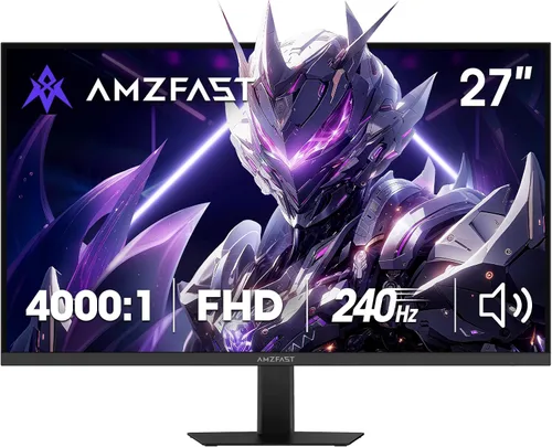 Vista 17 de Amzfast - Monitor de juegos de 24 pulgadas 180Hz 200Hz FHD 1080p, monitor de computadora, sincronización adaptativa de 1 ms, 3000:1, pantalla HDR