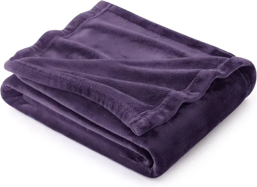 Vista 40 de Bedsure GentleSoft Bedding Manta de Vellón para Niñas y Niños - Mantas Pequeñas Suaves, Acogedoras y Bonitas para Viajes, 43x55 Pulgadas, Blanco