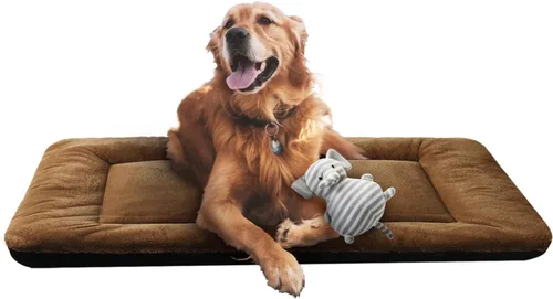 Vista 42 de Alfombrilla de cama para jaula de perro para perros extra pequeños. Cama de jaula de perro ultra suave. Alfombrilla de perrera lavable y Rosa