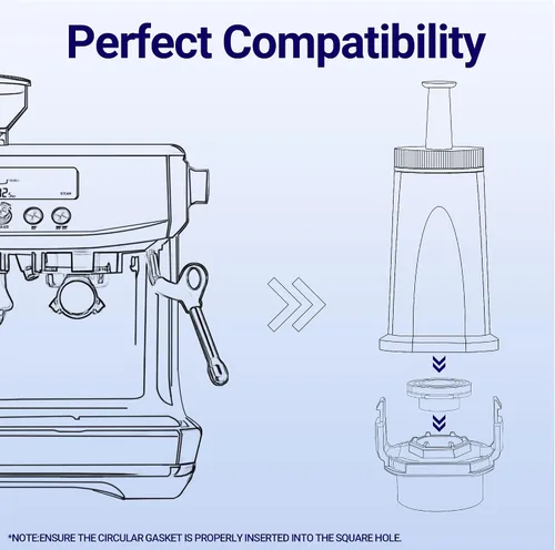 Vista 12 de Filtro de agua reemplazable para máquina de espresso Breville Barista Touch BES880, Barista Pro BES878, Oracle Touch BES990, Oracle BES980, Dual