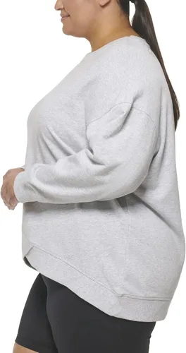 Vista 3 de Calvin Klein Performance womens Active Chevron Hem Drop Shoulder Pullover