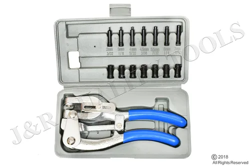 Vista 2 de VCT Kit de perforadora multiusos de 7 tamaños de 3/32" a 9/32