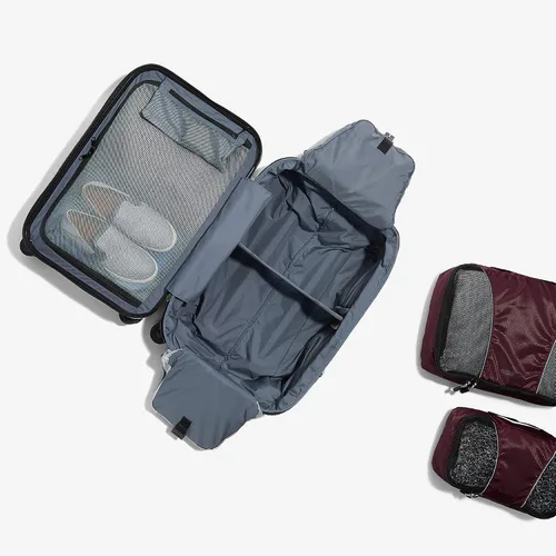 Vista 6 de eBags Fortis Pro 22 pulgadas USB equipaje de mano Spinner, Azul
