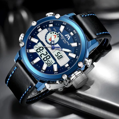 Vista 6 de MEGALITH Relojes digitales militares para hombre reloj deportivo al aire libre táctico de 1772in cara grande 5 ATM resistente al agua con alarma