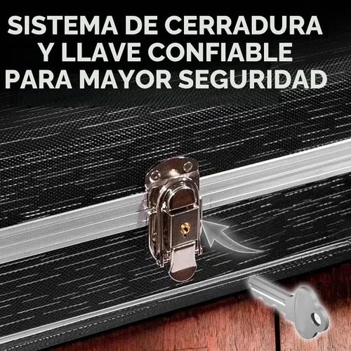 Vista 4 de Gearlux Estuche Deluxe ABS para Guitarra Acústica Dreadnought