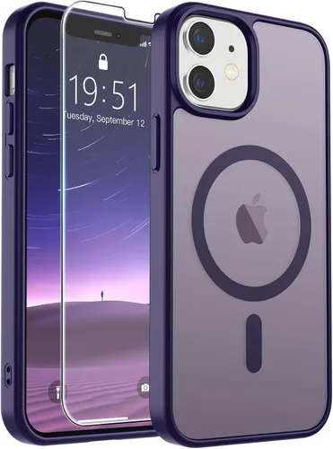 Vista 71 de SUPFINE Funda magnética para iPhone SE 2022 (3ª)/2020 (2ª), iPhone 8 (compatible con MagSafe) (protección contra caídas de grado militar), funda