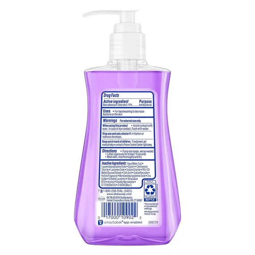 Vista 3 de Jabón líquido antibacterial para manos Dial, de áloe, de 7.5 oz