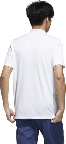 Vista 2 de adidas Camisa polo diseñada 2 Move de 3 rayas para hombre, Grey Five-black