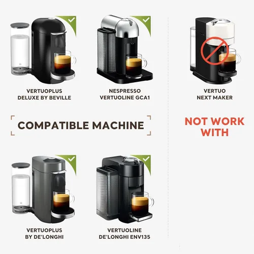 Vista 3 de Reusable Next Coffee Pods Holder Stainless Steel Refillable Filters Coffee Pods pods Only Compatible with Nespresso 3.0 Genaration