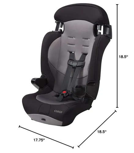 Vista 12 de Cosco Kids Finale DX Asiento Elevador de Automóvil 2 en 1, Asiento de Automóvil para Niños Pequeños Orientado hacia Adelante (30-65 libras)