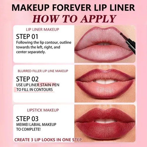 Vista 5 de Lápiz labial mate de larga duración para maquillaje de mujer 02
